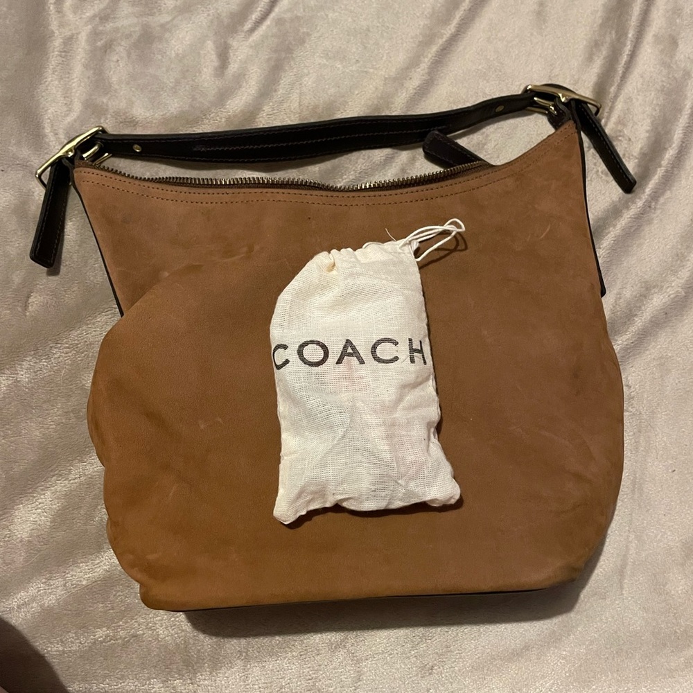 Coach Suede Bag